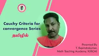 Cauchy's criteria for convergent series