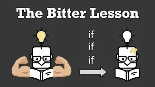 The Bitter Lesson (in AI)...