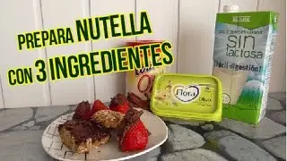 DIY: Nutella // Nocilla casera con solo 3 ingredientes. Cocina con ni&ntilde;os
