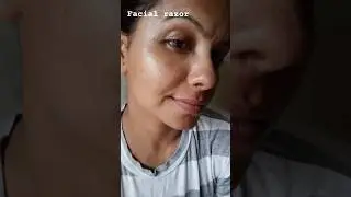 how to shave your face #razor#facial razor#facial#viral #new #natural beauty