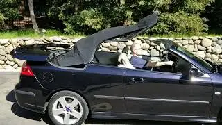 2006 SAAB 9-3 Aero convertible top operation