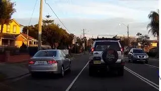 illegal use of 24hr bus lane Centenary Road Wentworthville Merrylands dash cam Sydney