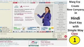 How to create New Company in Marg Software in Hindi || Marg Software New Company Create|| #marg