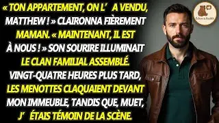 « Nous avons vendu ton appartement, Matthew ! » annonça ma mère avec fierté. « Il est à nous...