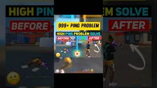 999+ ping 😡 problem in free fire max how to fix network problem #shorts #ytshorts