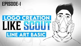 How To Make Logo Like Scout On Android | Scout Logo Creation lineart (episode-1)