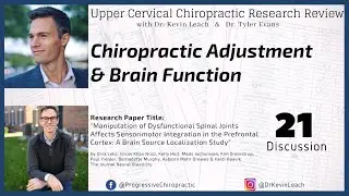 Chiropractic Adjustment Changes the Brain | Upper Cervical Chiropractic Research Show | #021