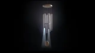 Relaxing Windchime Simulation #shorts #vfx