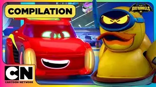 🔥🚗 Epic Redbird vs Ducky Moments! | Batwheels | Cartoon Network Asia