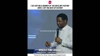 Apostle Femi Lazarus did this to break the circle of failure in his life