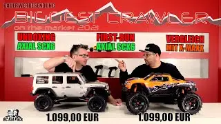 AXIAL SCX6 - UNBOXING & FIRST-RUN & COMPARE WITH TRAXXAS X-MAXX