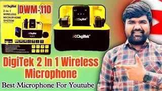 Digitek Wireless Microphone DWM 110 || Unboxing Hindi OCT 2024 || Best Vlogging, Youtube Video Mic🥰