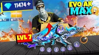 Evo Ak47 Skin Max Karne me kitna diamond Lagega? | Evo Gun skin kaise max kare | FF New Event