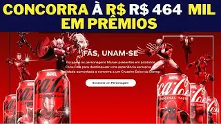 ✅ Promoção COCACOLA MARVEL Fan, Unam-se 2024   I  Concorra a  R$ 464 mil Em Prêmios