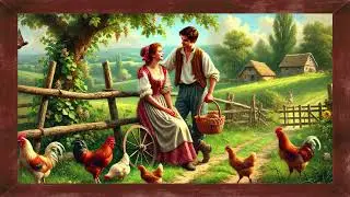 Vintage Countryside Screensaver - 5-Hour Relaxing Rural Charm and Nostalgic View in 4K