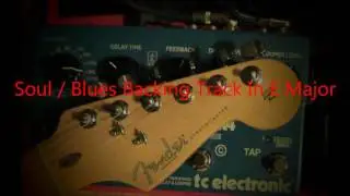 John Mayer Style Backing Track - Soul / Blues in E major
