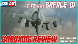 HOBBY BOSS 1/72 DASSAULT RAFALE M UNBOXING REVIEW