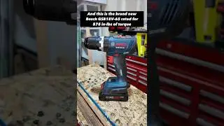 Bosch&rsquo;s Brand New GSB18V-65! #boschtools #bosch #tools