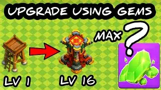 How Many Gems does it Take to Max Archer Tower - Clash of Clans - 4K