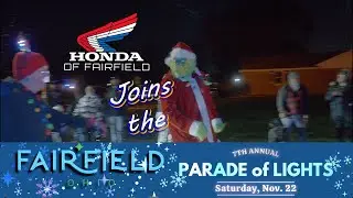 Honda of Fairfield joins the 2025 Fairfield Parade of Lights