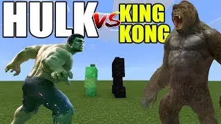 Hulk vs King Kong | Minecraft PE