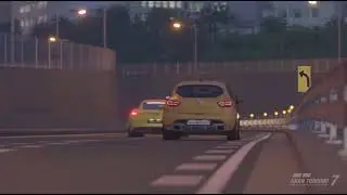 Tokyo midnight drive Porsche GT4 2016 Drone view