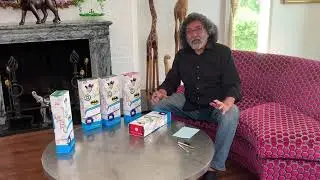 Marty Abrams signing Mego Exclusives for Wal-Mart Collector Con 2020