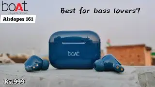 Boat Airdopes 161 Unboxing and Review 🔥 | Sound Test | Water Test 💦 | Rs.999 | Hindi