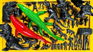 Dinosaurus Jurassic World Dominion: T-rex, Siren Head, Catnap, Skibidi, Godzilla, King Kong