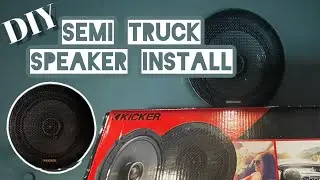 Замена и установка динамиков на полуприцепе Kenworth T680 своими руками.