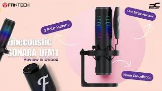 Fantech Finecoustic Sonara ufm1 usb Condenser Microphone Review Sinhala | PCBUILDERS.LK