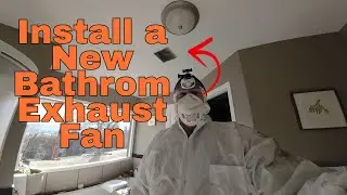 How To Install a Bathroom Exhaust Fan- Part 2- Fan Installation & Ducting  #panasonic.