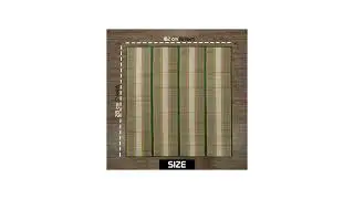 Stripe Weaving Madurkathi Floor Mat manufacturer Exporter Wholesaler