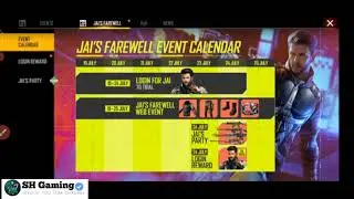 jay'S Farewell event free fire/Hou To complete jai Farewell eventJay's farewell event 19 july