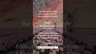 Some people say prayer is just words, but what if the real power is in what happens after you pause