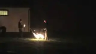 winter solstice at geldeston locks - fire poi