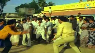 Puli Bebbuli Movie - Krishnam Raji Fight Scene