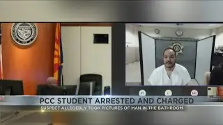 PCC student arrested after allegedly taking unauthorized photo in bathroom
