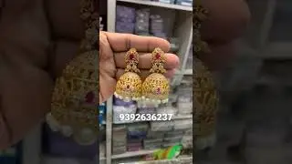 🔥🔥 premium quality cz stone beautiful big size earrings 🔥🔥