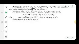3.7 Calicut University 2nd sem complementary Maths #vector space#