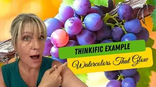 From Drab to Fab: Watercolor School Thinkific Site Makeover! [Thinkific Example]