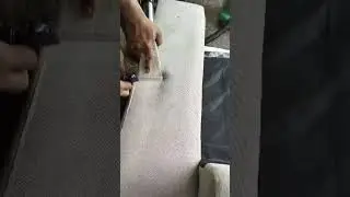 proses penyadotan kotoran yg di sofa#rumahlaundry#cucisofa #cucispringbed #cucikarpetexpress