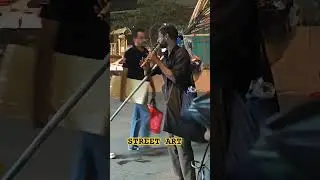 FLUTE 🪈 STREET 🎭🎨#flute #flutemusic #musicalinstrument #soul #music #india #trendingshorts #live
