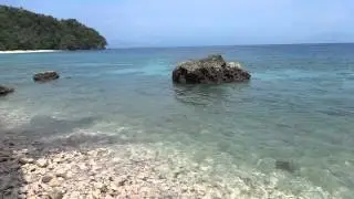Пляж Canibad на острове Самал, Филиппины