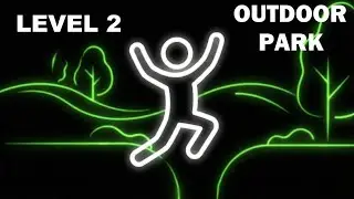 LEVEL 2 🏃&zwj;♂️ OUTDOOR PARK RUN - Interactive Cardio Workout (6 Min)