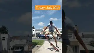 my Kickflip then vs now #skateboarding #progression #progress #kickflip #skate