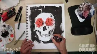 Inktober Weekly Drawing Prompt &ndash; POPPY (Timelapse)