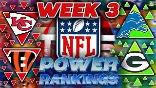 2025 NFL Power Rankings Week 3 Edition!