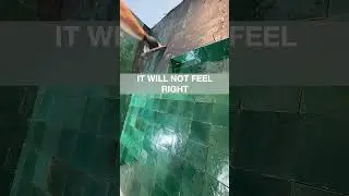 How To Grout Difficult Textured Tiles - DIY Guide #zia #zellige #grouting #diy #bathremodel