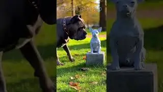 Big Dog Shocked 😲 little Dog Full Attitude 😂🐶 #funnyDog #DogAttitude #virelDog